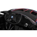 BMW M6 GT3 Dětská baterie do auta černá + přívod vzduchu + MP3 zvuková světla + dálkové ovládání