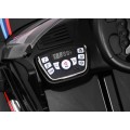 BMW M6 GT3 Dětská baterie do auta černá + přívod vzduchu + MP3 zvuková světla + dálkové ovládání