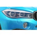BMW X6M XXL pro 2 děti barva modrá dálkové ovládání pásy pomalý start MP3 LED