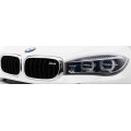 Elektrické dětské auto BMW X6M bílé + dálkové ovládání + EVA + pomalý start + audio panel + LED