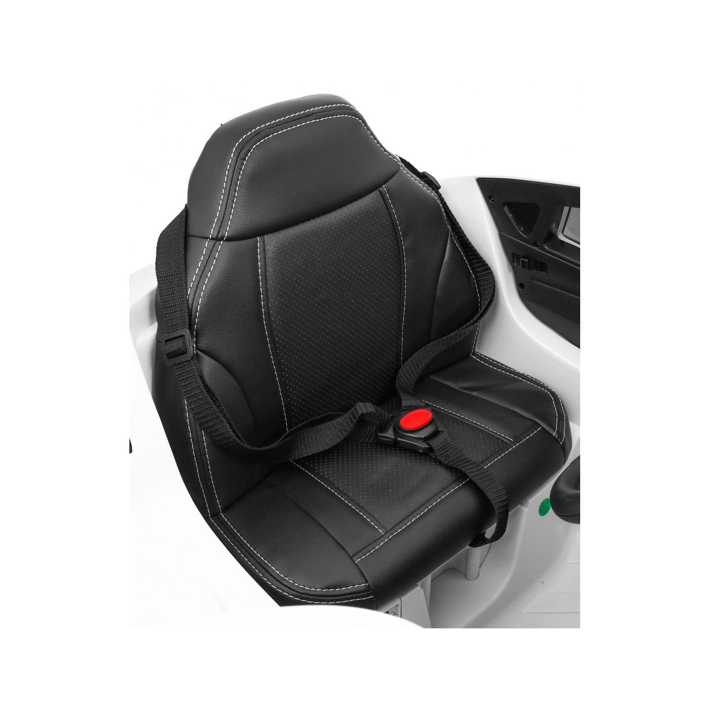 Elektrické dětské auto BMW X6M bílé + dálkové ovládání + EVA + pomalý start + audio panel + LED