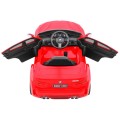 Elektrické dětské auto BMW X6M červené + dálkové ovládání + EVA + pomalý start + audio panel + LED