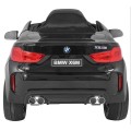 Elektrická barva pro děti BMW X6M černá + dálkové ovládání + EVA + pomalý start + audio + LED