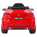 Elektrický lak na dětské auto BMW X6M červený + dálkové ovládání + EVA + pomalý start + audio + LED