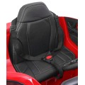 Elektrický lak na dětské auto BMW X6M červený + dálkové ovládání + EVA + pomalý start + audio + LED