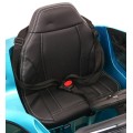 Elektrický lak na dětské auto BMW X6M modrý + dálkové ovládání + EVA + pomalý start + audio + LED