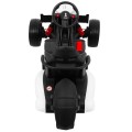 Baterie Go-kart XR-1 Dětské auto Bílá + Nastavitelný volant + Tvarované sedadlo