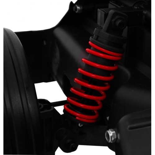 Baterie Go-kart XR-1 Dětské auto Bílá + Nastavitelný volant + Tvarované sedadlo