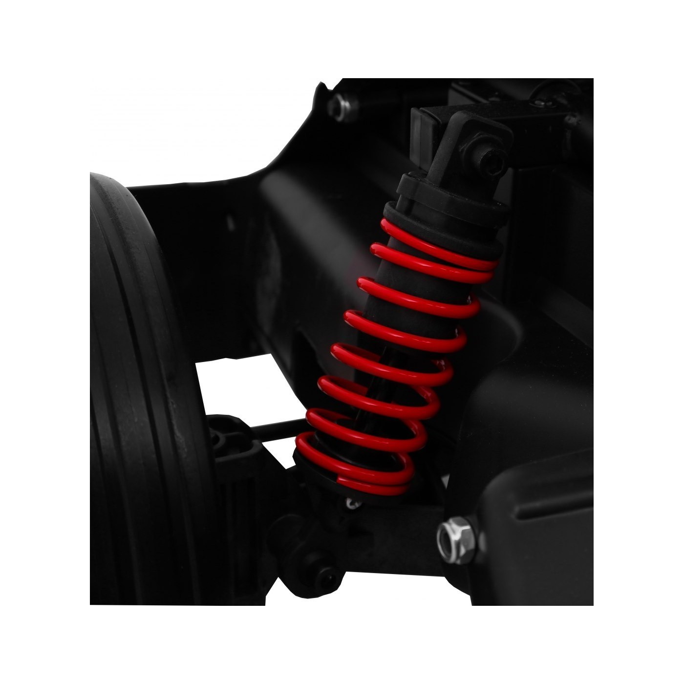 Baterie Go-kart XR-1 Dětské auto Bílá + Nastavitelný volant + Tvarované sedadlo