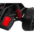 Baterie Go-kart XR-1 Dětské auto Bílá + Nastavitelný volant + Tvarované sedadlo