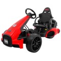 Bateriová motokára Kids XR-1 auto červená + nastavitelný volant + tvarované sedadlo