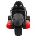 Bateriová motokára Kids XR-1 auto červená + nastavitelný volant + tvarované sedadlo