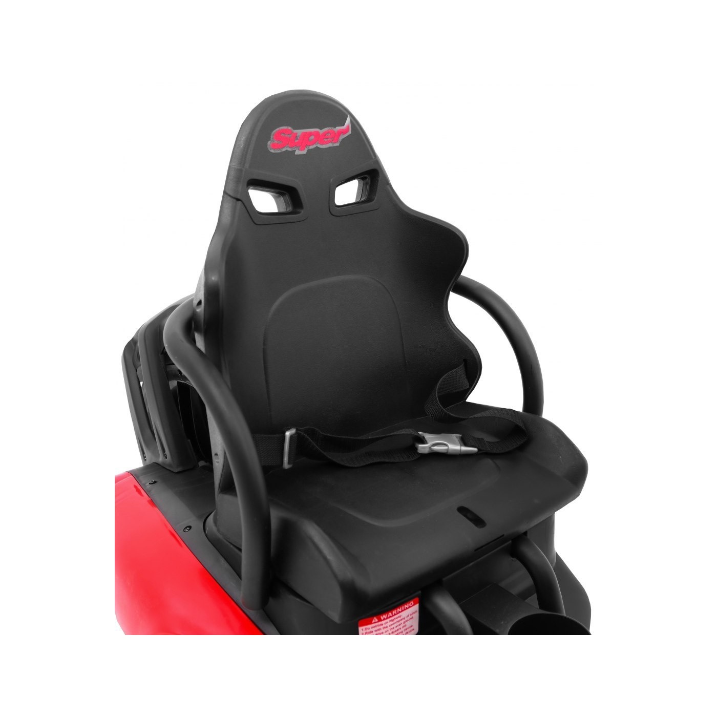 Bateriová motokára Kids XR-1 auto červená + nastavitelný volant + tvarované sedadlo