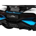 Bugatti Divo dětská autobaterie bílá + dálkové ovládání + EVA + pomalý start + LED MP3