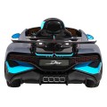 Dětská autobaterie Bugatti Divo šedá + dálkové ovládání + EVA + pomalý start + LED MP3