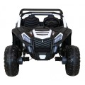 Buggy ATV Racing pro 2 děti bílá + Naped 4x4 + dálkové ovládání + pomalý start + MP3 LED