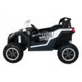 Buggy ATV Racing pro 2 děti bílá + Naped 4x4 + dálkové ovládání + pomalý start + MP3 LED