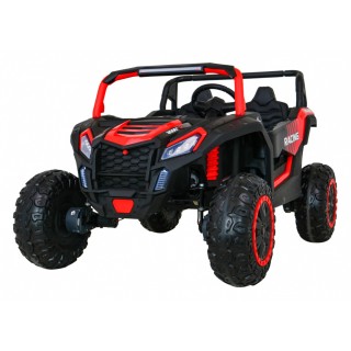 Buggy ATV Racing pro 2 děti červená + 4x4 pohon + dálkové ovládání + pomalý start + MP3 LED