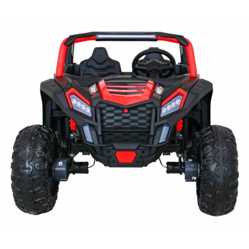 Buggy ATV Racing pro 2 děti červená + 4x4 pohon + dálkové ovládání + pomalý start + MP3 LED