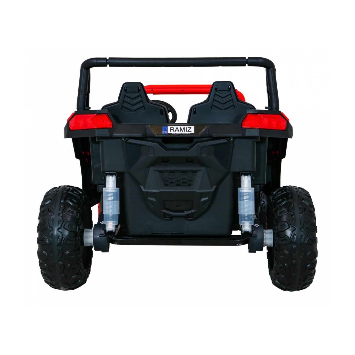 Buggy ATV Racing pro 2 děti červená + 4x4 pohon + dálkové ovládání + pomalý start + MP3 LED