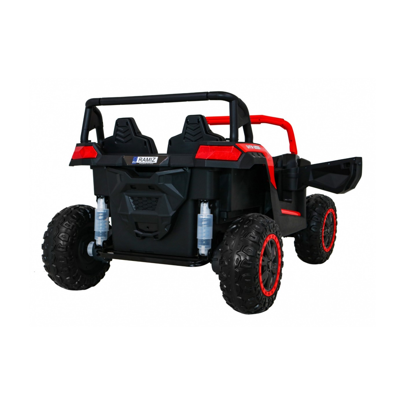 Buggy ATV Racing pro 2 děti červená + 4x4 pohon + dálkové ovládání + pomalý start + MP3 LED