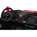Buggy ATV Racing pro 2 děti červená + 4x4 pohon + dálkové ovládání + pomalý start + MP3 LED