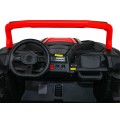Buggy ATV Racing pro 2 děti červená + 4x4 pohon + dálkové ovládání + pomalý start + MP3 LED
