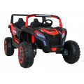 Buggy ATV Racing pro 2 děti červená + 4x4 pohon + dálkové ovládání + pomalý start + MP3 LED
