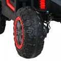 Buggy ATV Racing pro 2 děti červená + 4x4 pohon + dálkové ovládání + pomalý start + MP3 LED