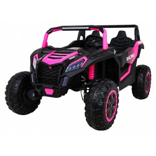 Buggy ATV Racing pro 2 děti růžová 4x4 dálkové ovládání pomalý start MP3 LED