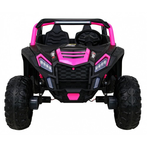 Buggy ATV Racing pro 2 děti růžová 4x4 dálkové ovládání pomalý start MP3 LED