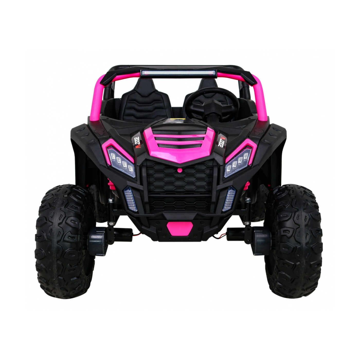 Buggy ATV Racing pro 2 děti růžová 4x4 dálkové ovládání pomalý start MP3 LED