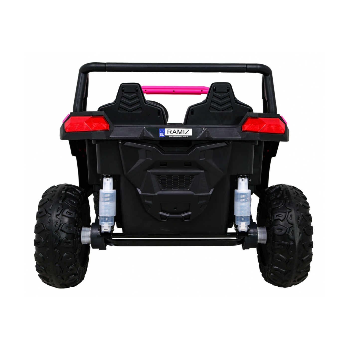 Buggy ATV Racing pro 2 děti růžová 4x4 dálkové ovládání pomalý start MP3 LED