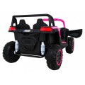 Buggy ATV Racing pro 2 děti růžová 4x4 dálkové ovládání pomalý start MP3 LED