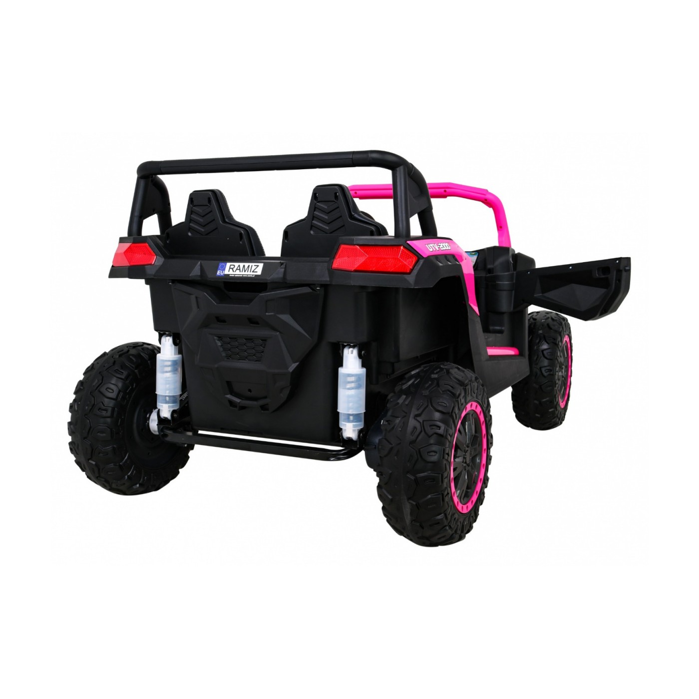 Buggy ATV Racing pro 2 děti růžová 4x4 dálkové ovládání pomalý start MP3 LED