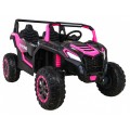 Buggy ATV Racing pro 2 děti růžová 4x4 dálkové ovládání pomalý start MP3 LED