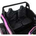 Buggy ATV Racing pro 2 děti růžová 4x4 dálkové ovládání pomalý start MP3 LED