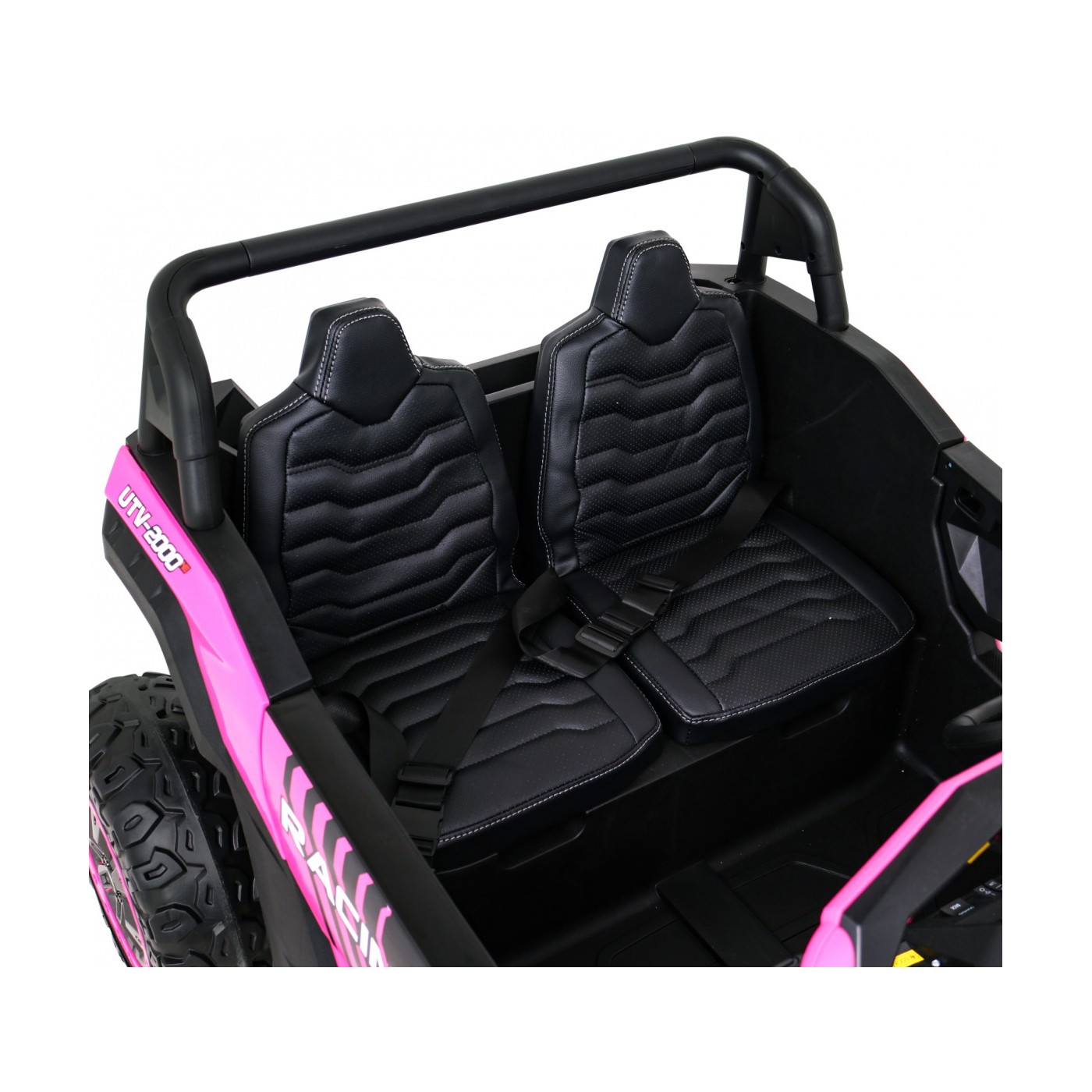 Buggy ATV Racing pro 2 děti růžová 4x4 dálkové ovládání pomalý start MP3 LED