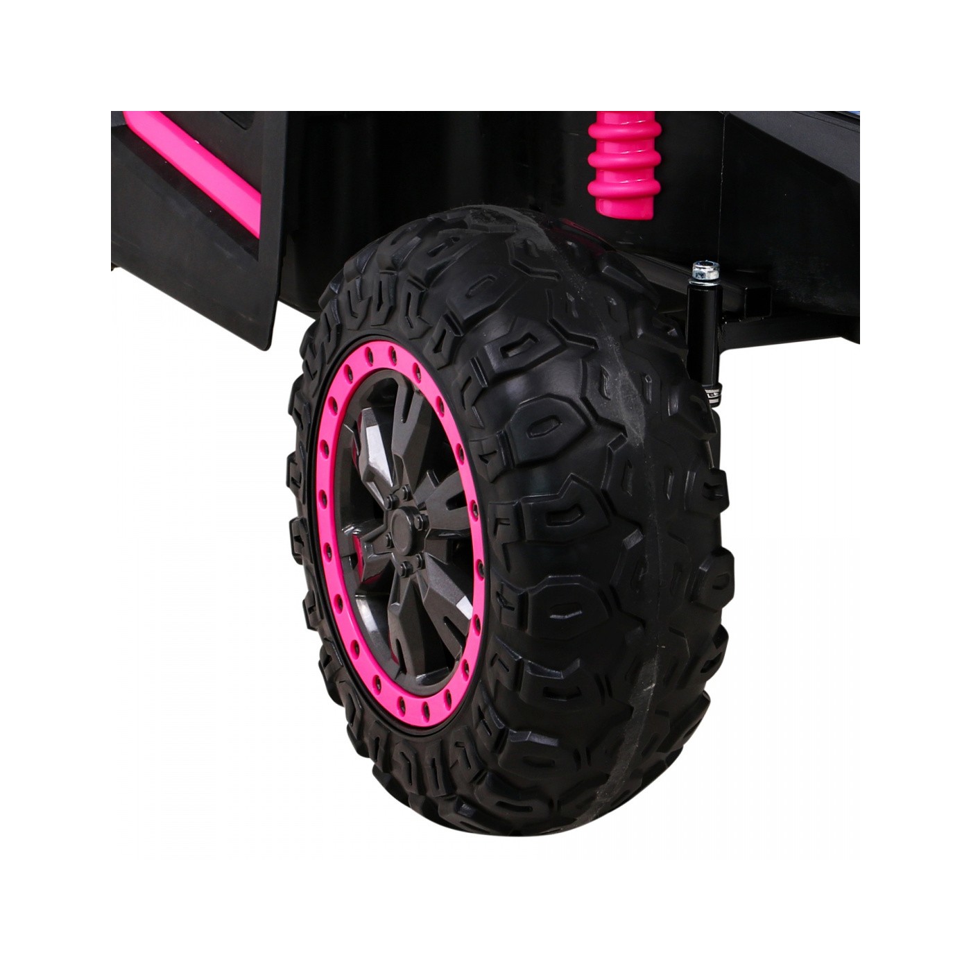 Buggy ATV Racing pro 2 děti růžová 4x4 dálkové ovládání pomalý start MP3 LED