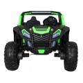 Buggy ATV Racing pro 2 děti zelená + 4x4 pohon + dálkové ovládání + pomalý start + MP3 LED
