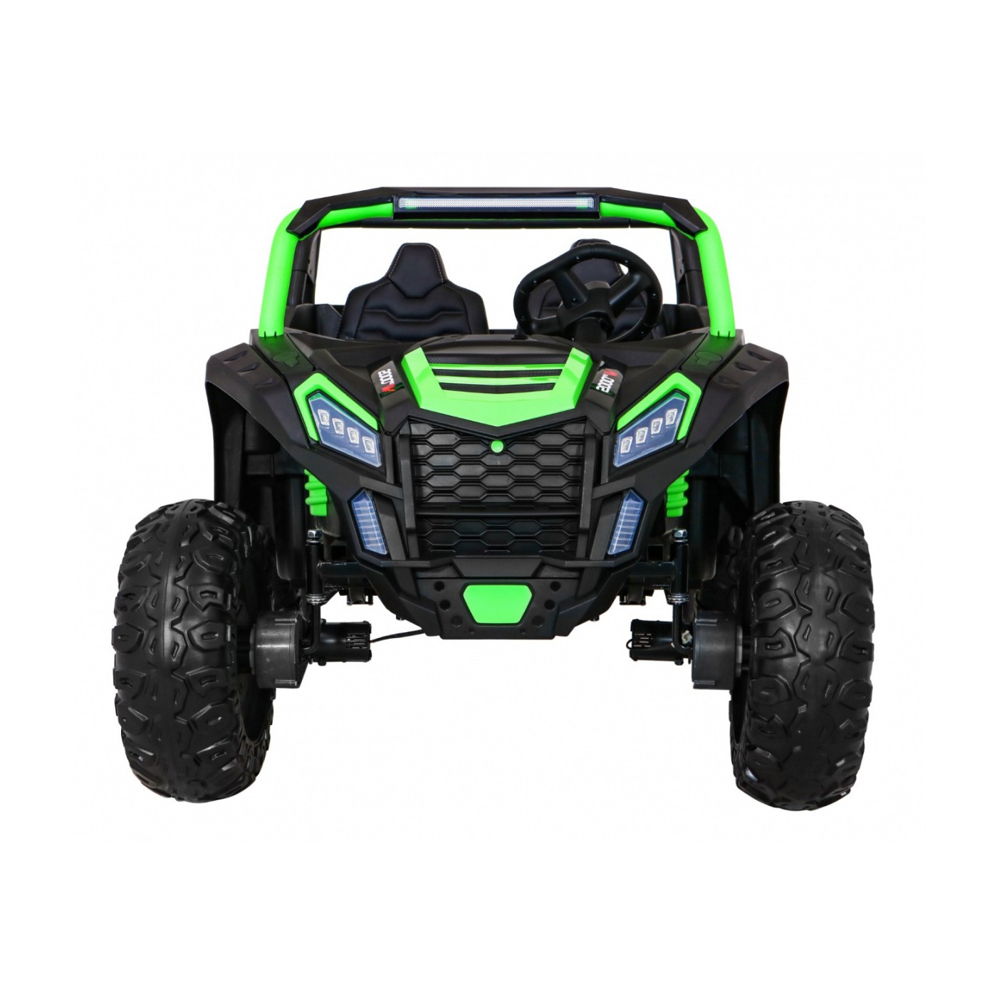 Buggy ATV Racing pro 2 děti zelená + 4x4 pohon + dálkové ovládání + pomalý start + MP3 LED