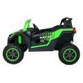 Buggy ATV Racing pro 2 děti zelená + 4x4 pohon + dálkové ovládání + pomalý start + MP3 LED