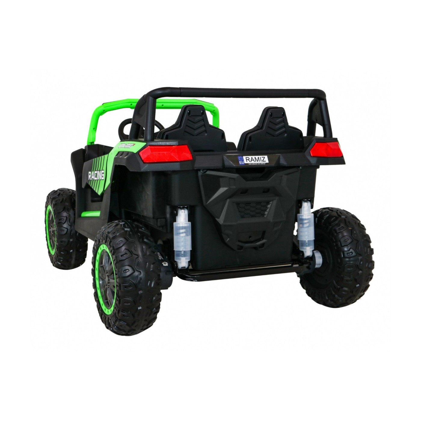 Buggy ATV Racing pro 2 děti zelená + 4x4 pohon + dálkové ovládání + pomalý start + MP3 LED