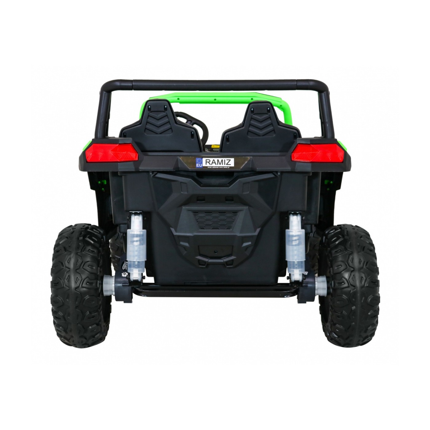 Buggy ATV Racing pro 2 děti zelená + 4x4 pohon + dálkové ovládání + pomalý start + MP3 LED