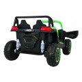 Buggy ATV Racing pro 2 děti zelená + 4x4 pohon + dálkové ovládání + pomalý start + MP3 LED