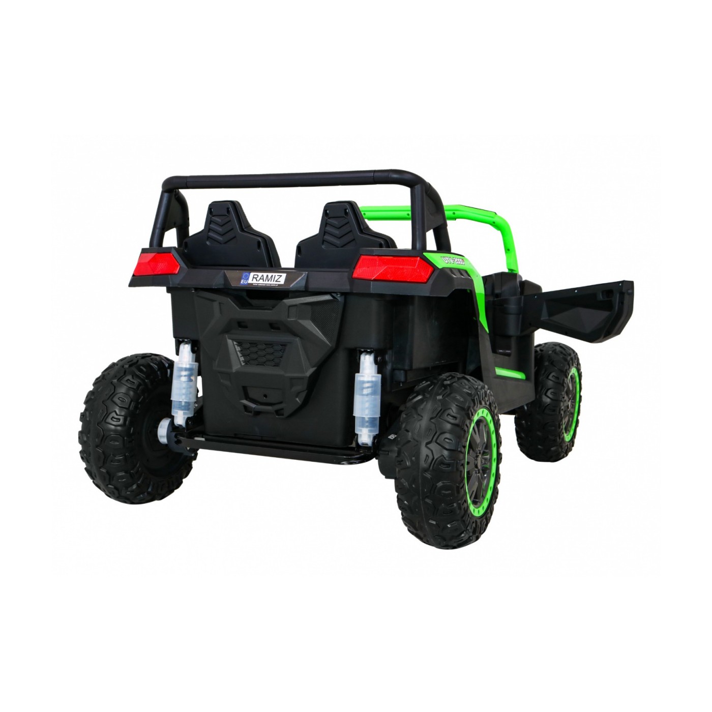 Buggy ATV Racing pro 2 děti zelená + 4x4 pohon + dálkové ovládání + pomalý start + MP3 LED