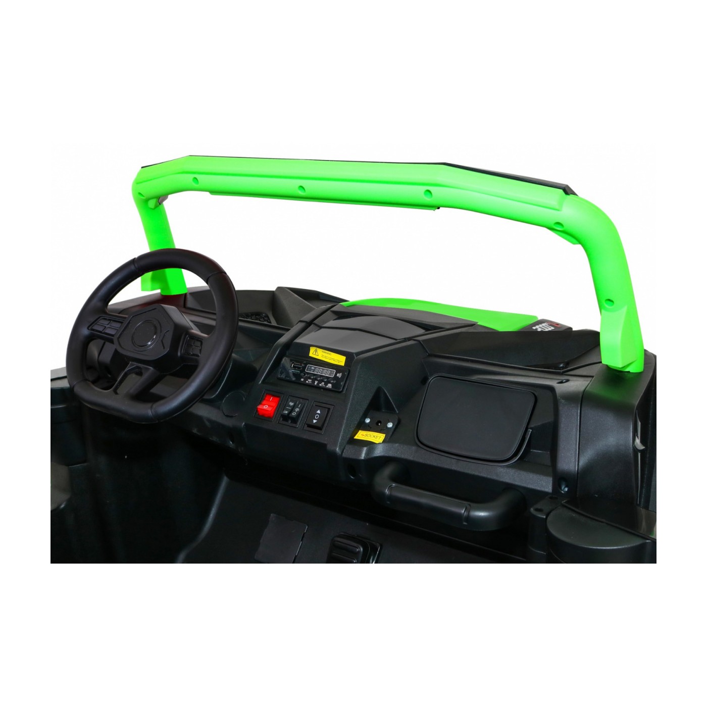 Buggy ATV Racing pro 2 děti zelená + 4x4 pohon + dálkové ovládání + pomalý start + MP3 LED