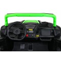 Buggy ATV Racing pro 2 děti zelená + 4x4 pohon + dálkové ovládání + pomalý start + MP3 LED