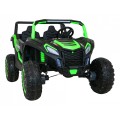 Buggy ATV Racing pro 2 děti zelená + 4x4 pohon + dálkové ovládání + pomalý start + MP3 LED