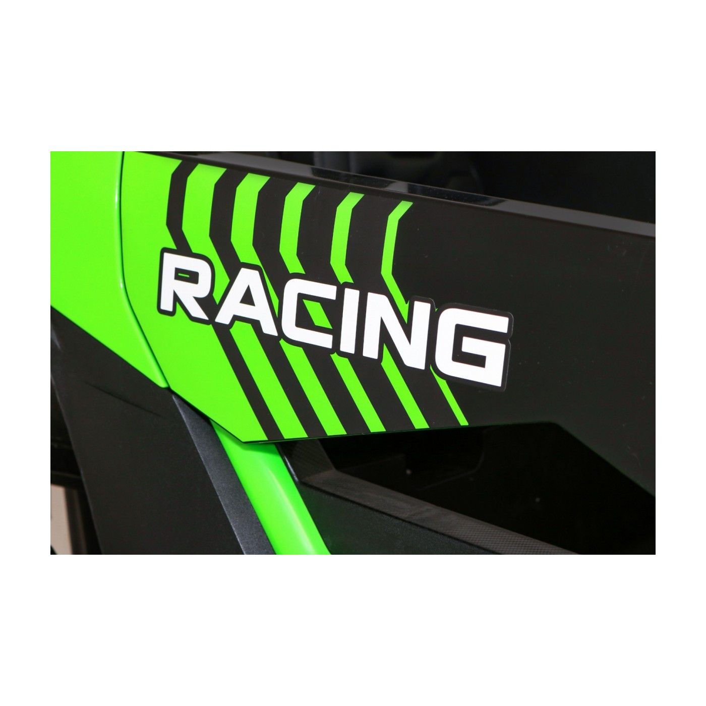 Buggy ATV Racing pro 2 děti zelená + 4x4 pohon + dálkové ovládání + pomalý start + MP3 LED